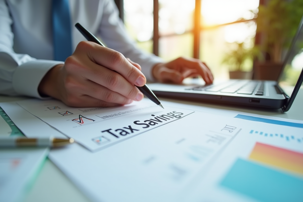 Professionnel vérifiant une checklist d economie d impots